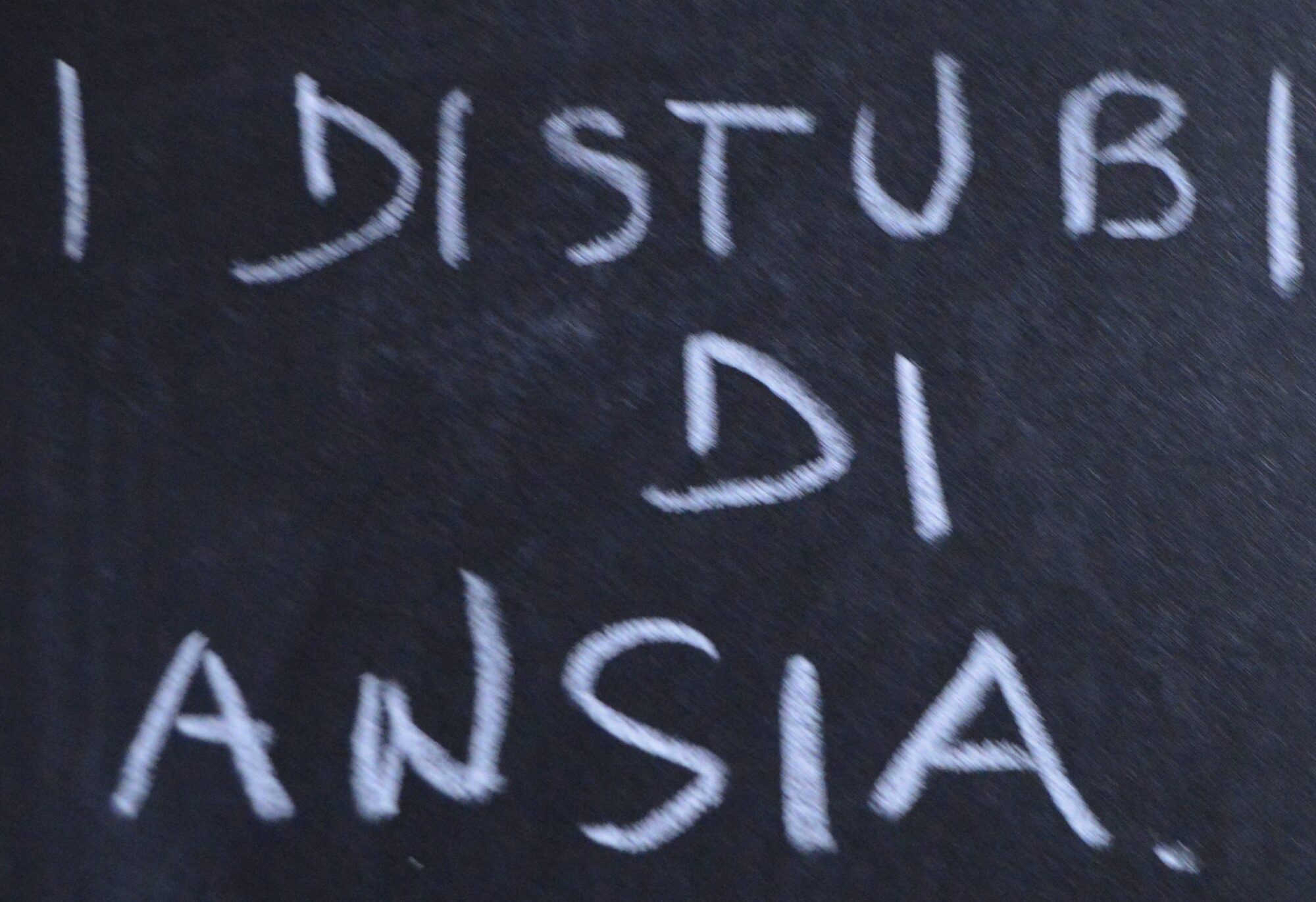 I disturbi di ansia